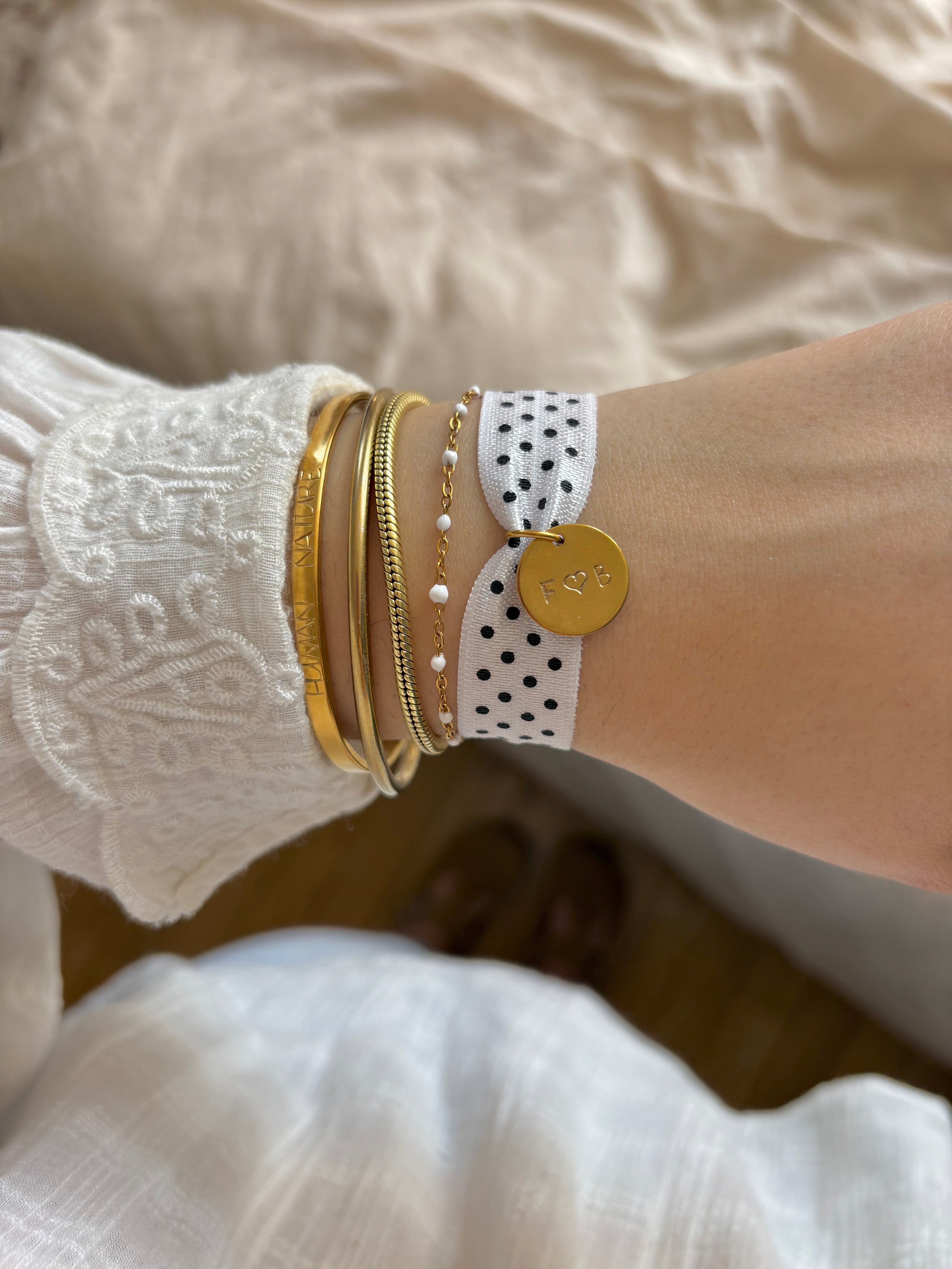 Bracelet Chacha - Médaille personnalisable