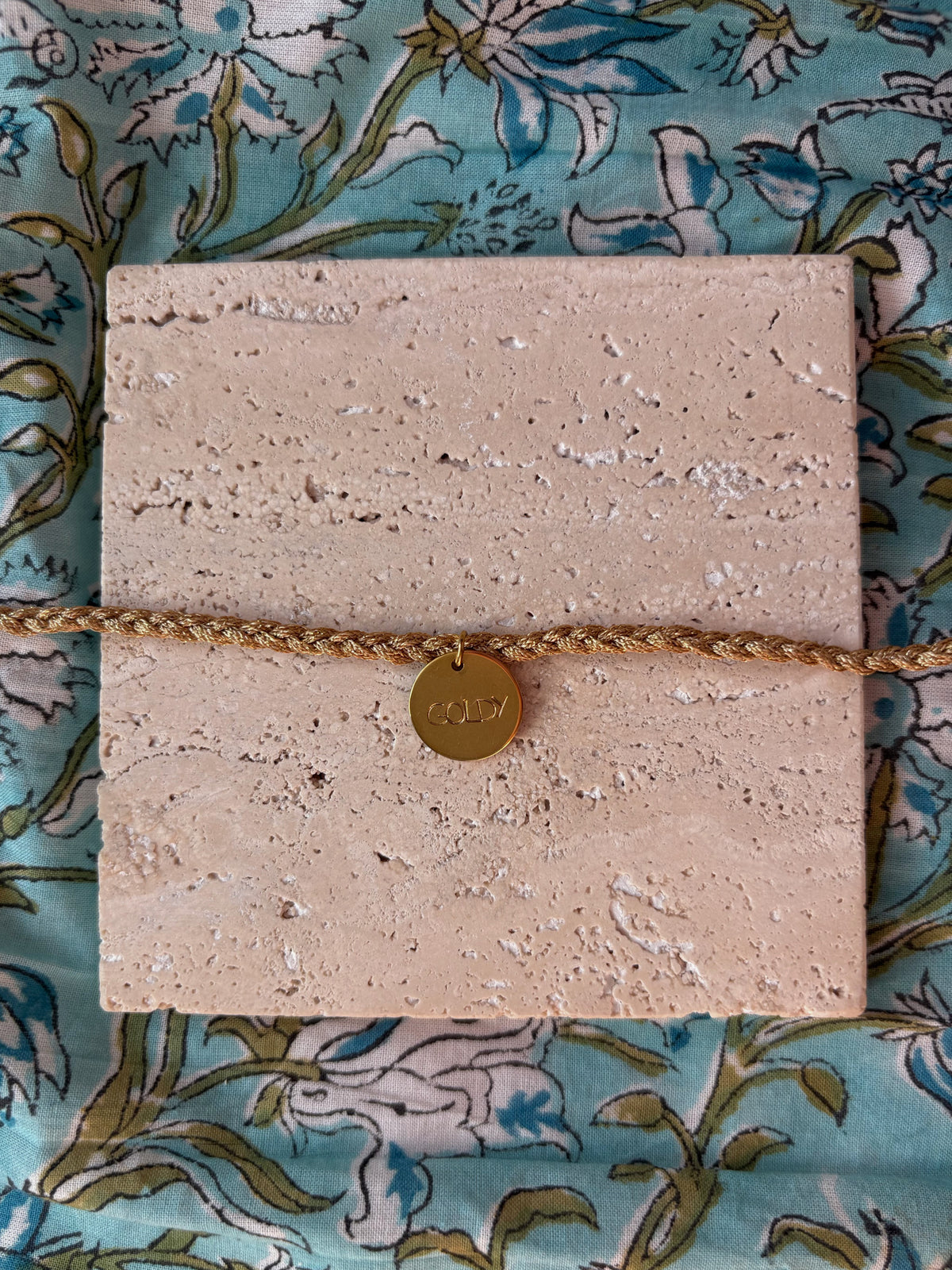 Collier tressé « Goldy »