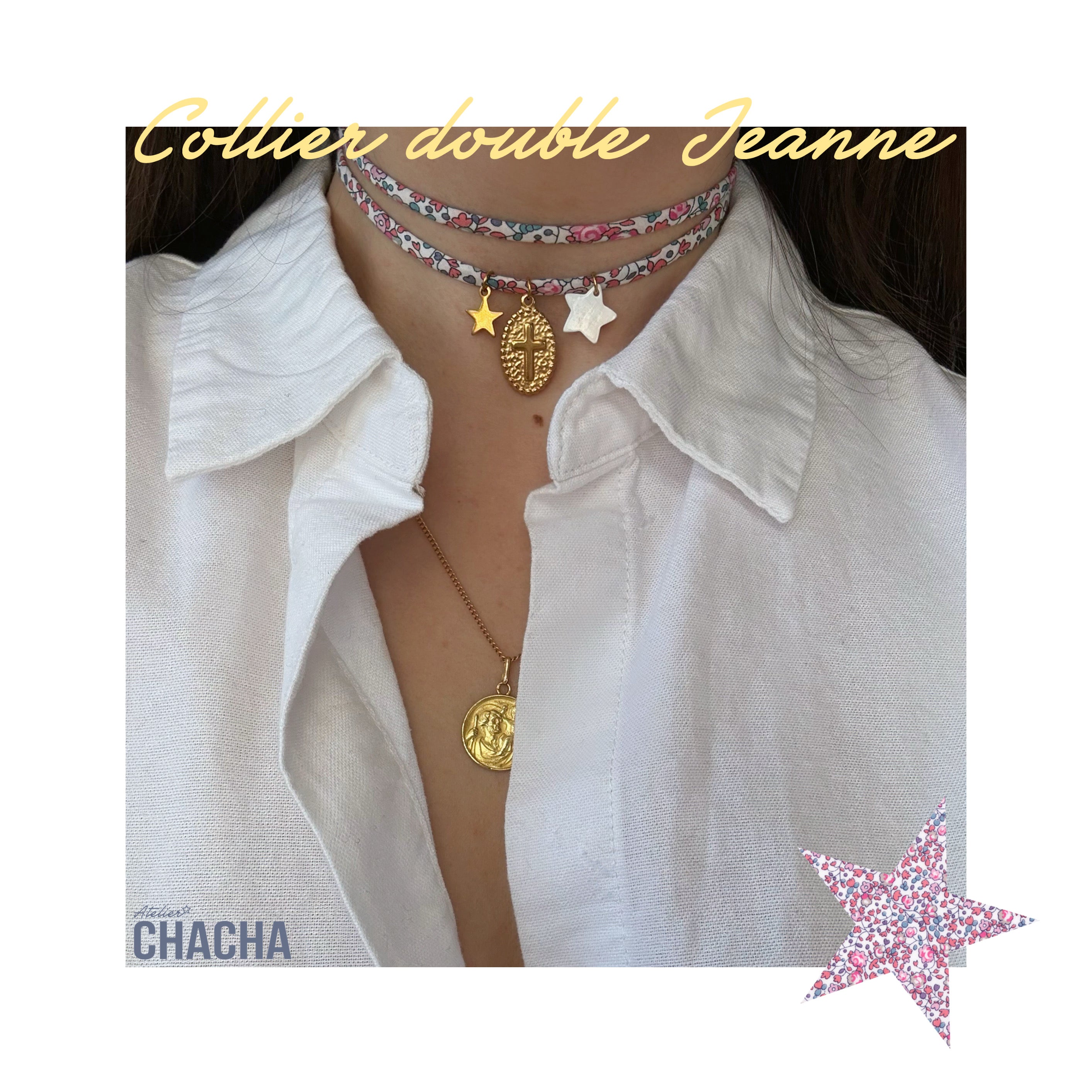 Les colliers doubles Liberty - Les filles d’Atelier Chacha