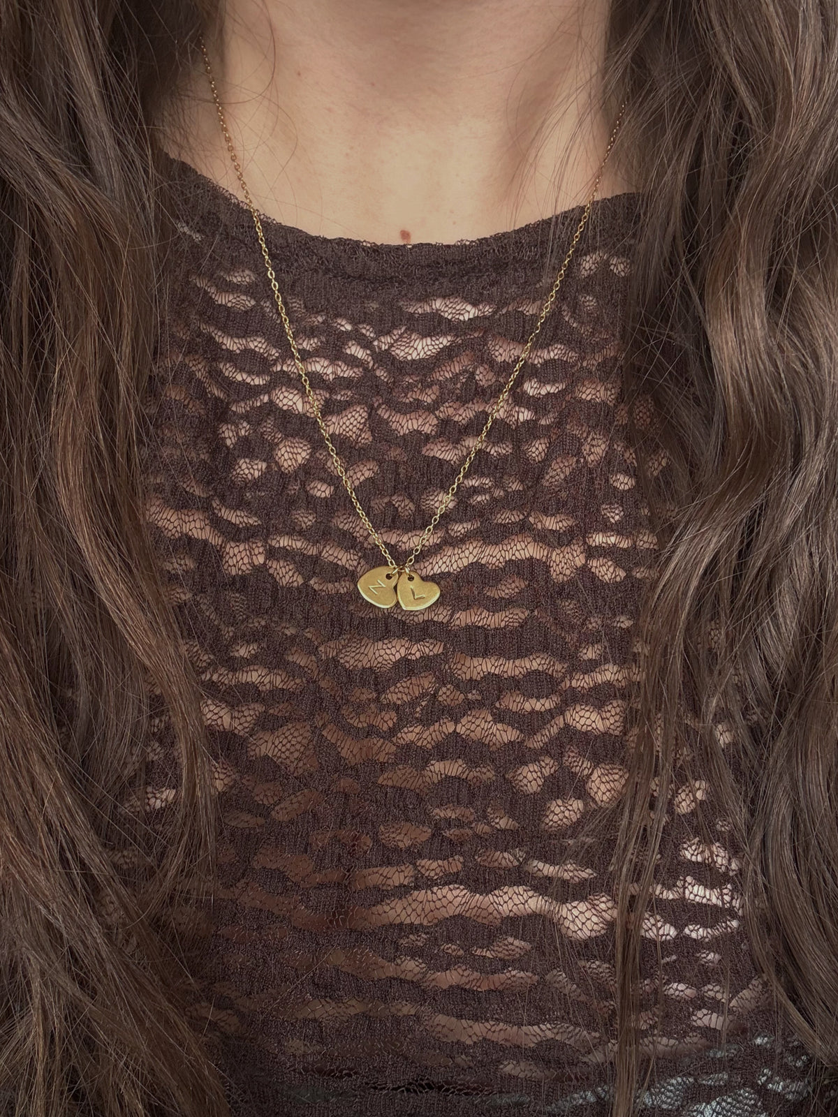 Collier - Personnalisable - Double initiales