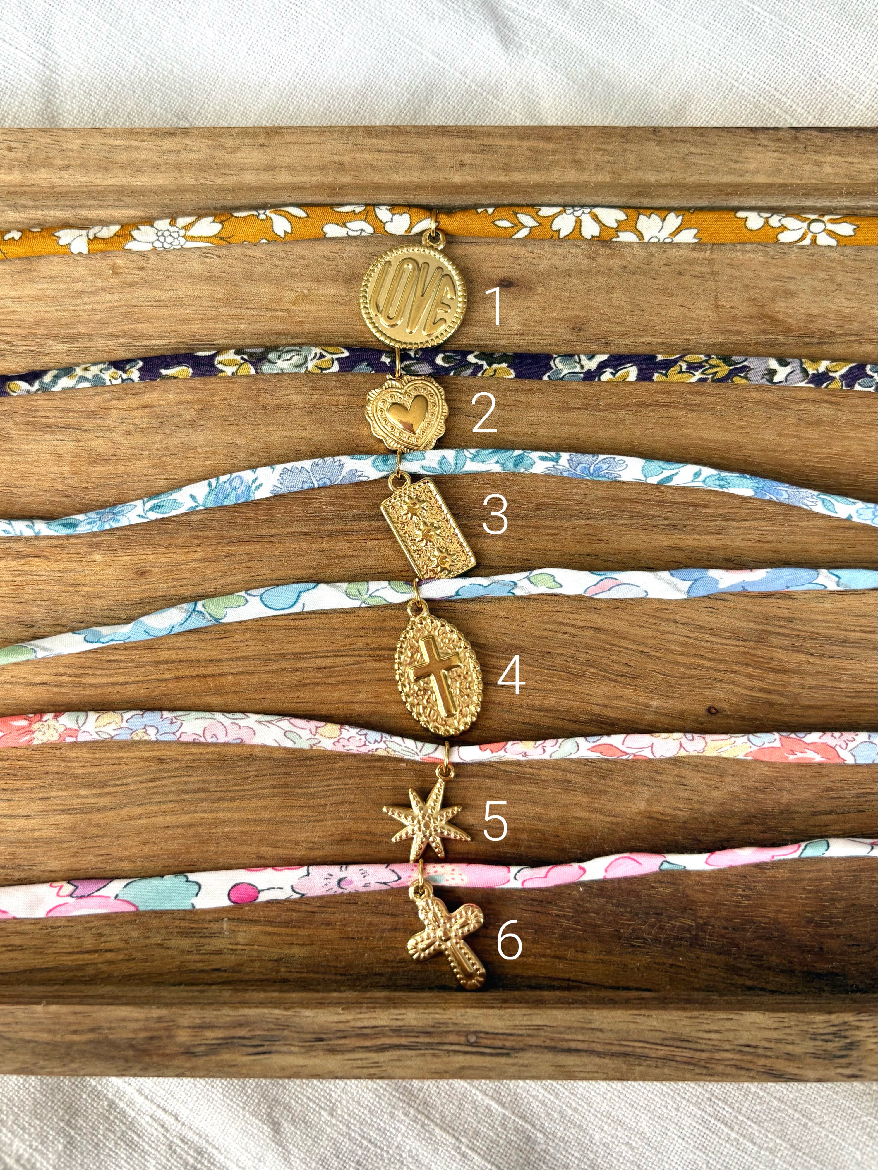 Collier mi-long Liberty - Personnalisable