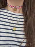 Collier Liberty médaille personnalisable