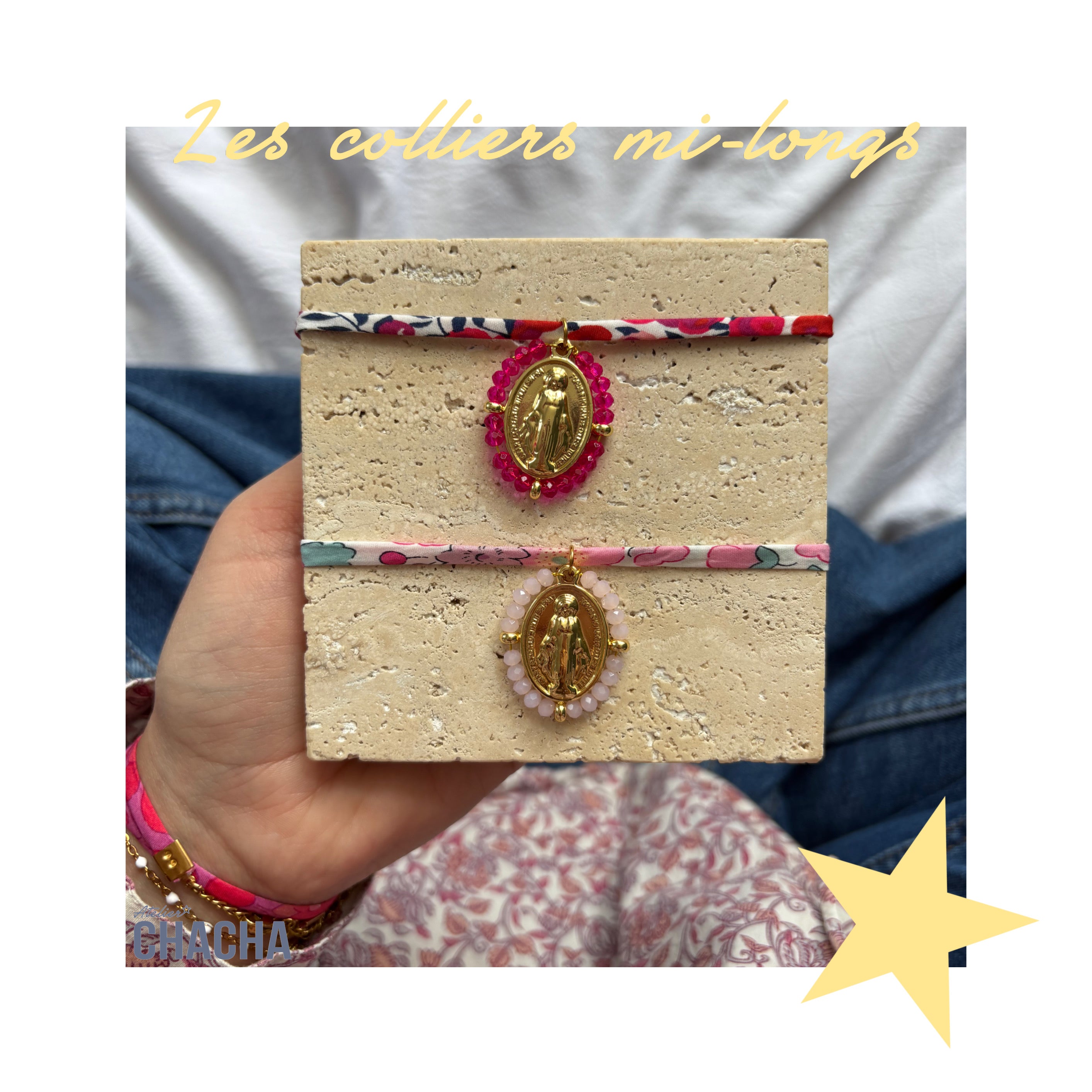 Les colliers mi-longs Liberty Liberty - Les filles d’Atelier Chacha