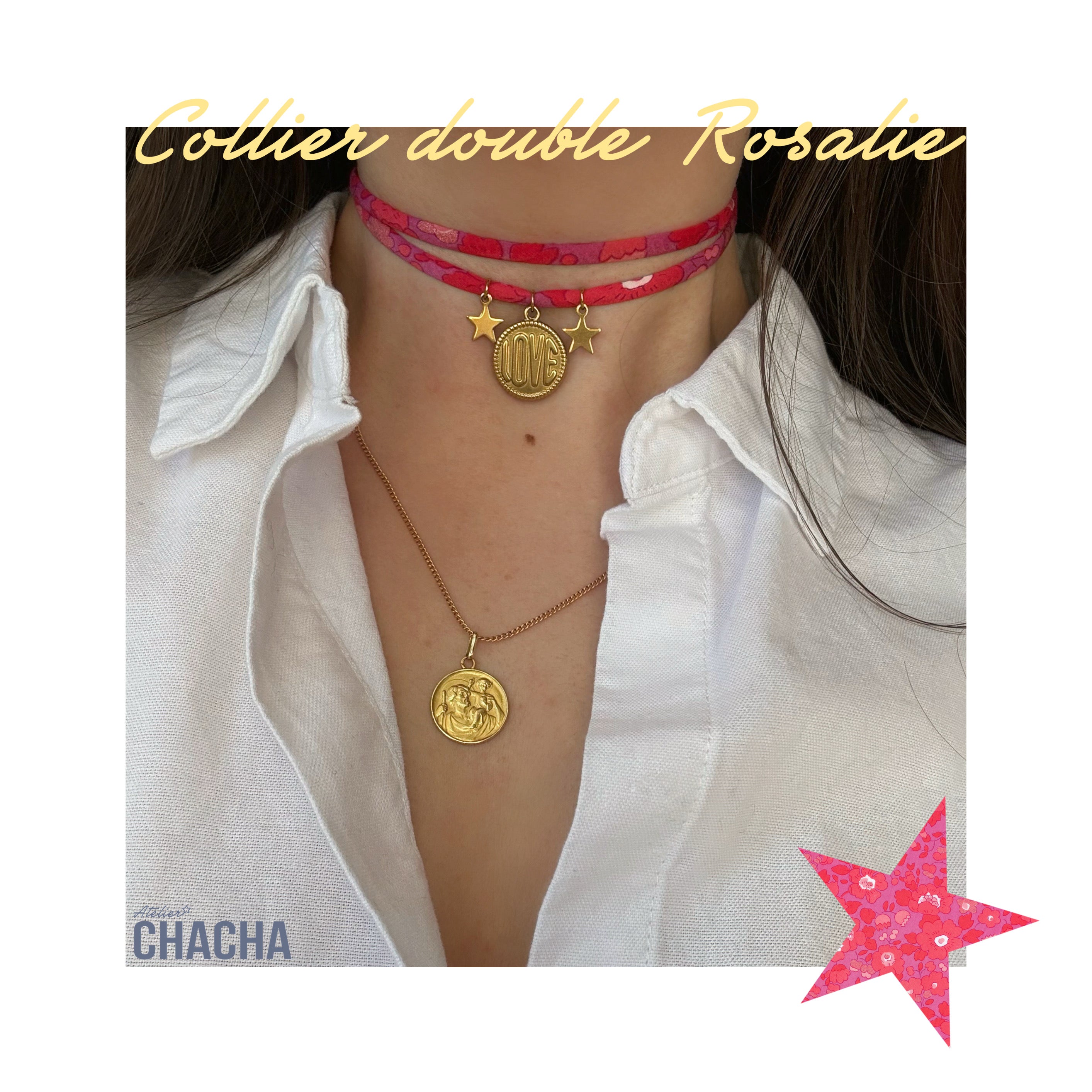 Les colliers doubles Liberty - Les filles d’Atelier Chacha
