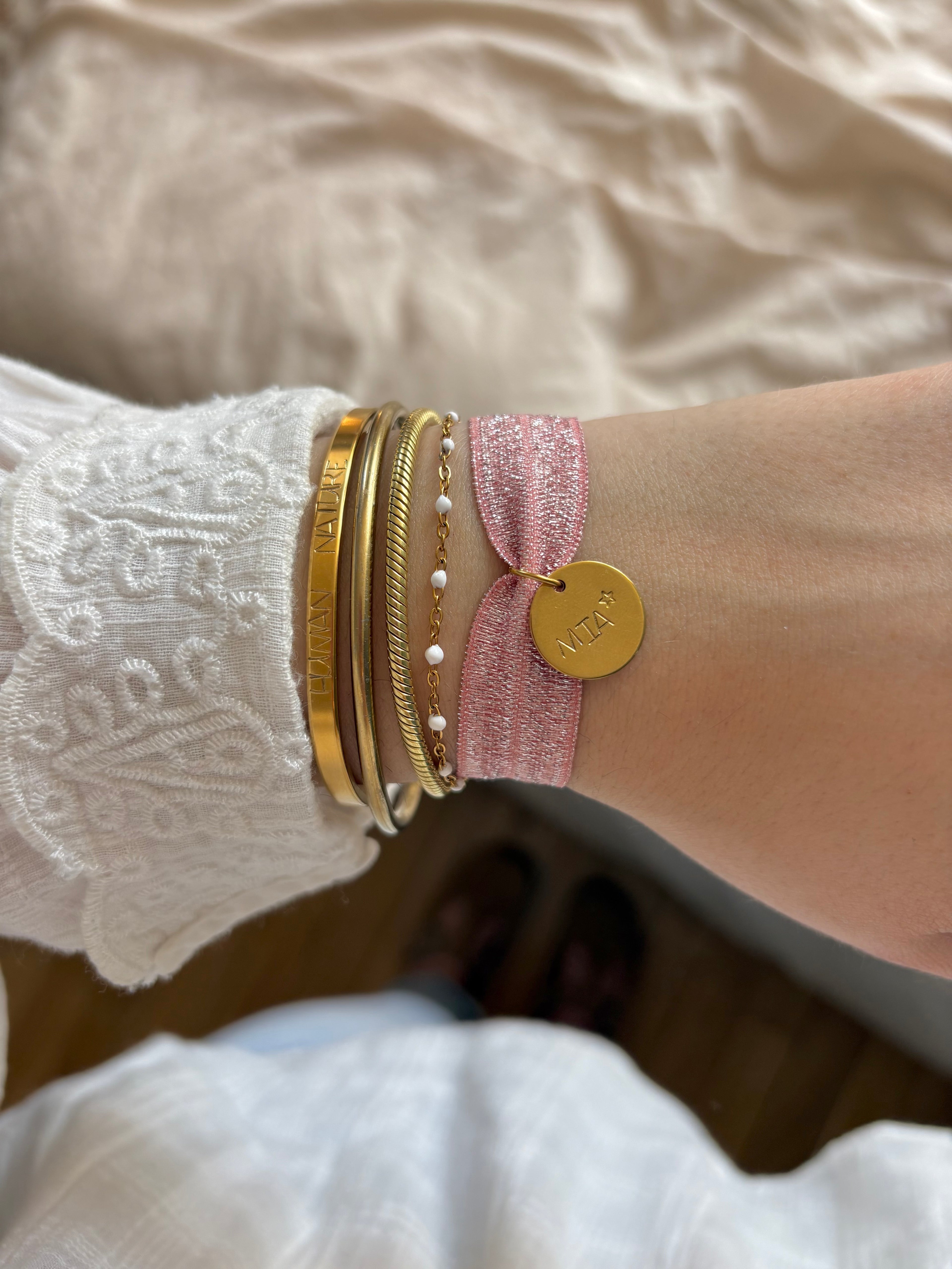 Bracelet Chacha - Médaille personnalisable