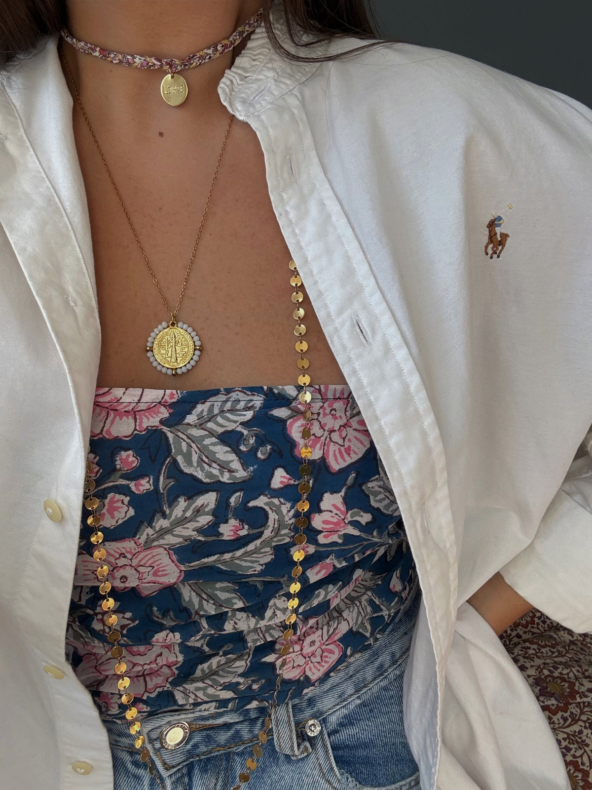 Collier Liberty tressé « Libre »