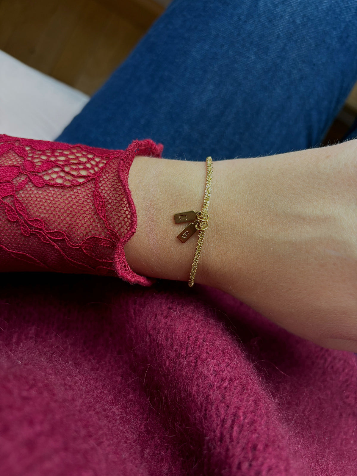 Bracelet - Personnalisable - Double initiales