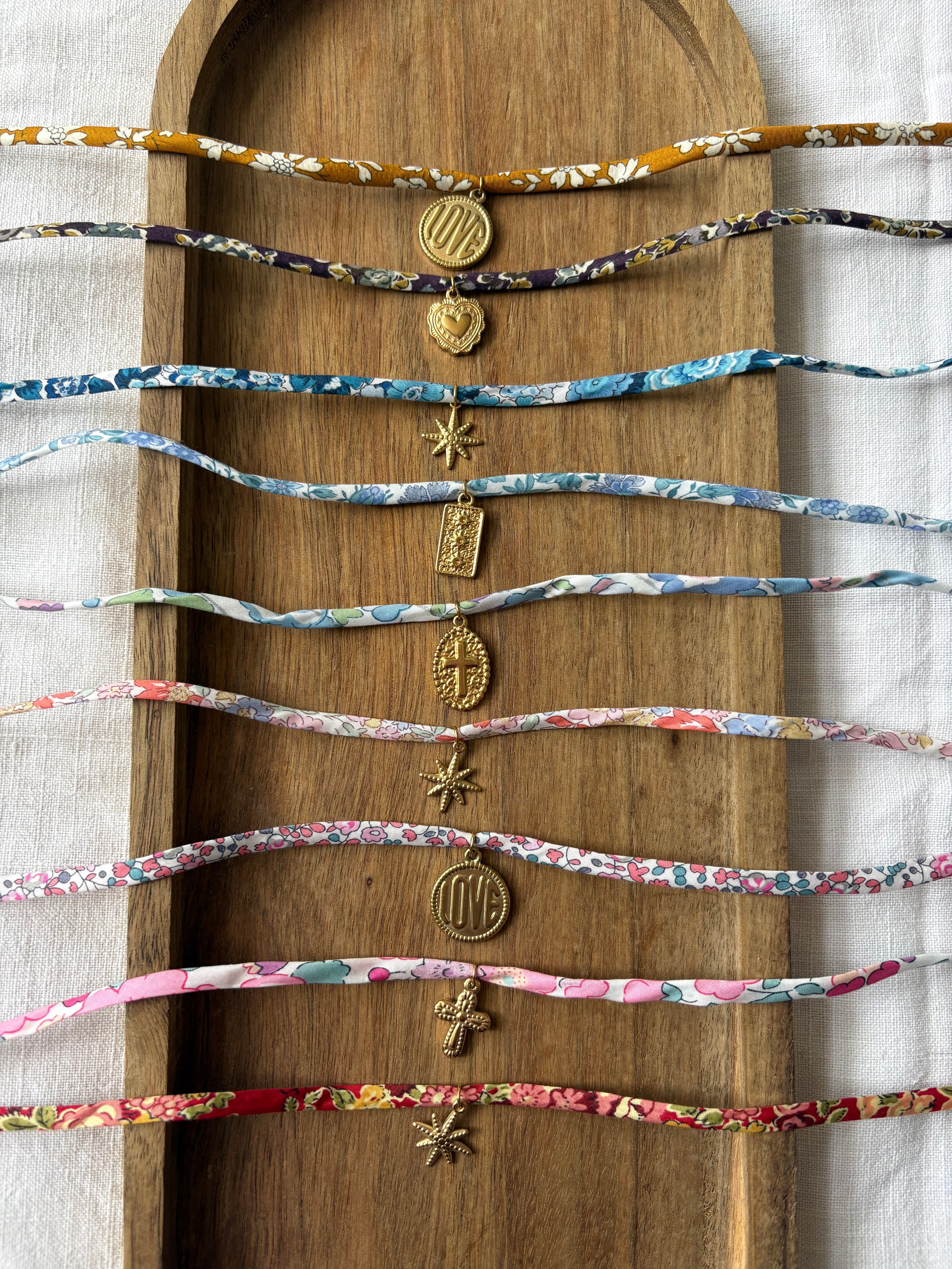 Collier mi-long Liberty - Personnalisable