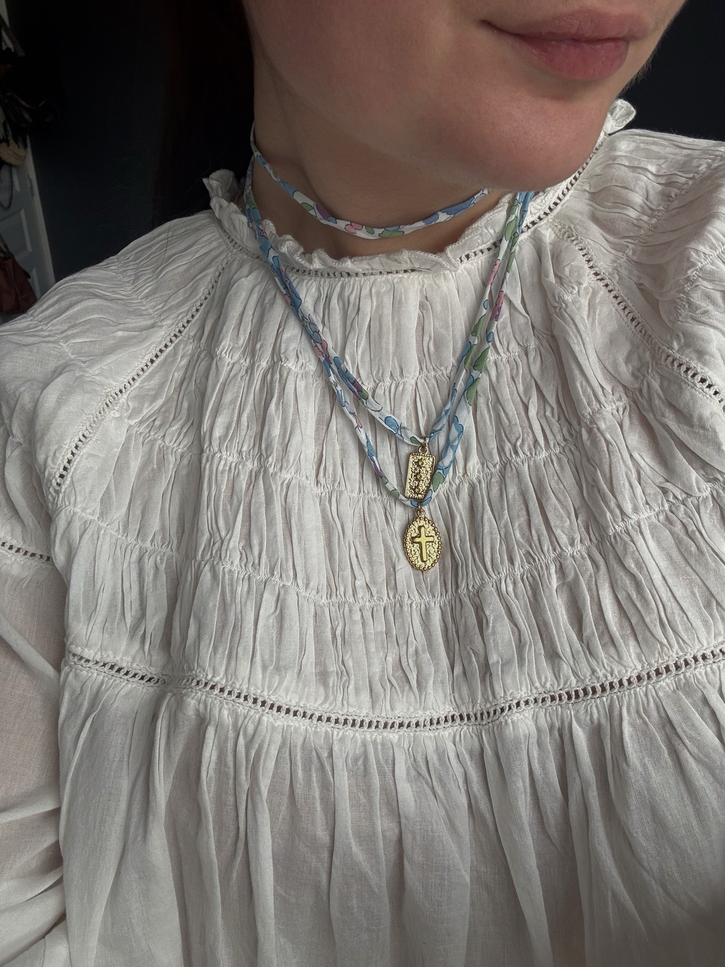 Collier mi-long Liberty - Personnalisable