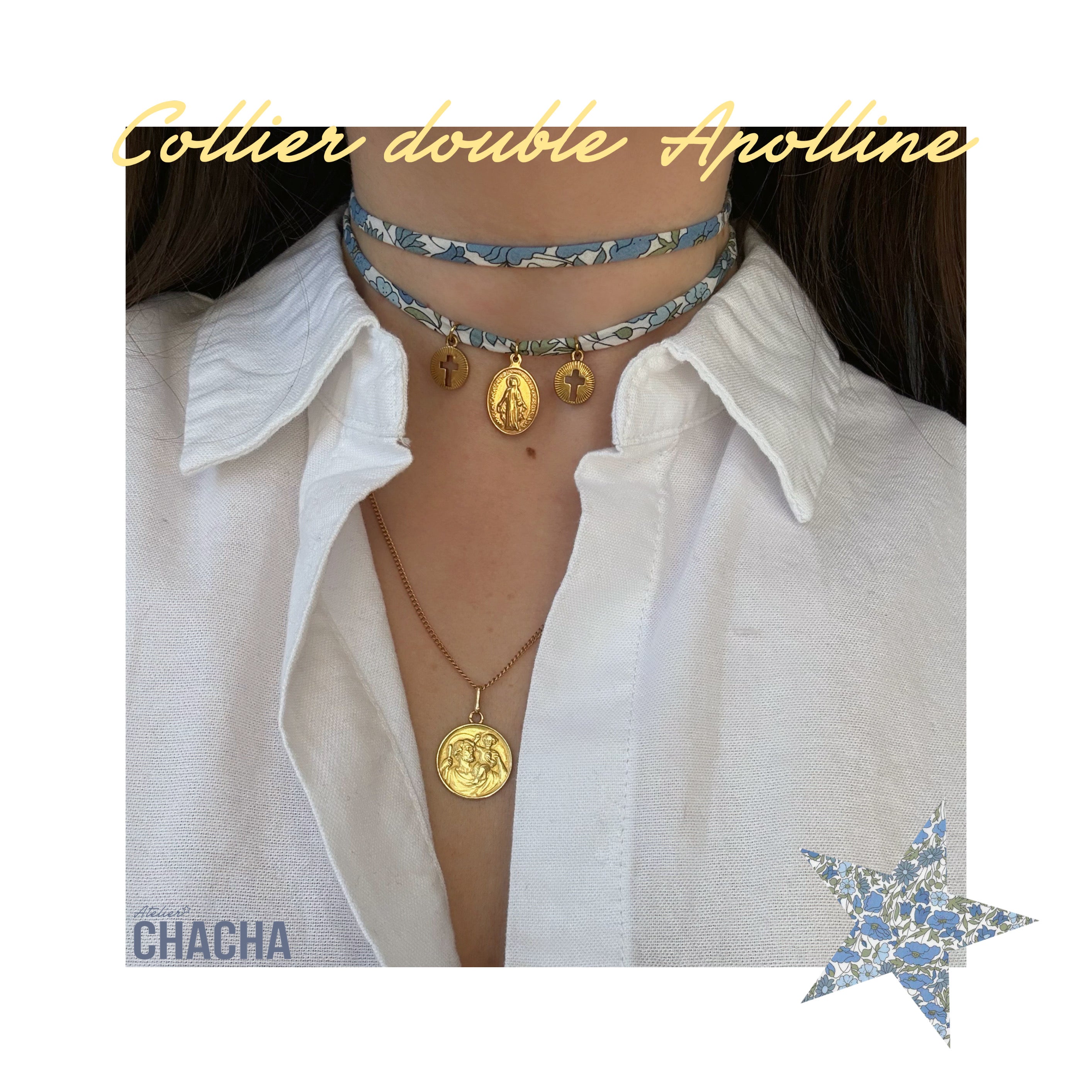 Les colliers doubles Liberty - Les filles d’Atelier Chacha