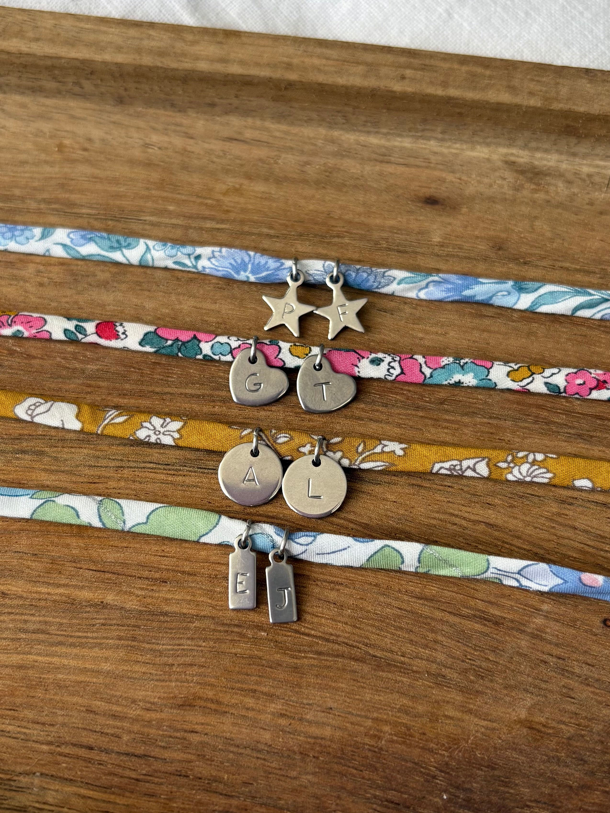 Collier Liberty - Personnalisable - Double initiales