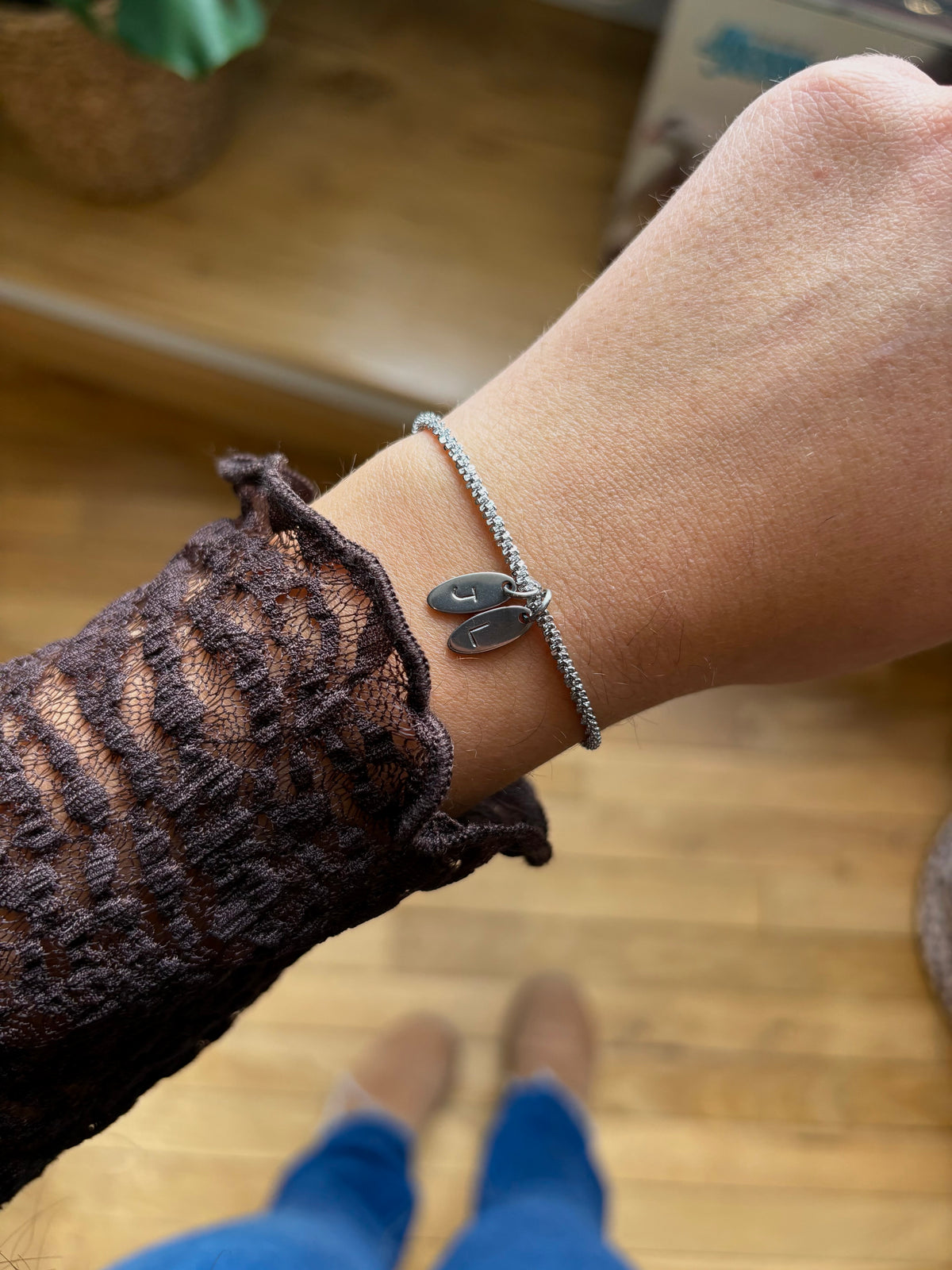 Bracelet - Personnalisable - Double initiales