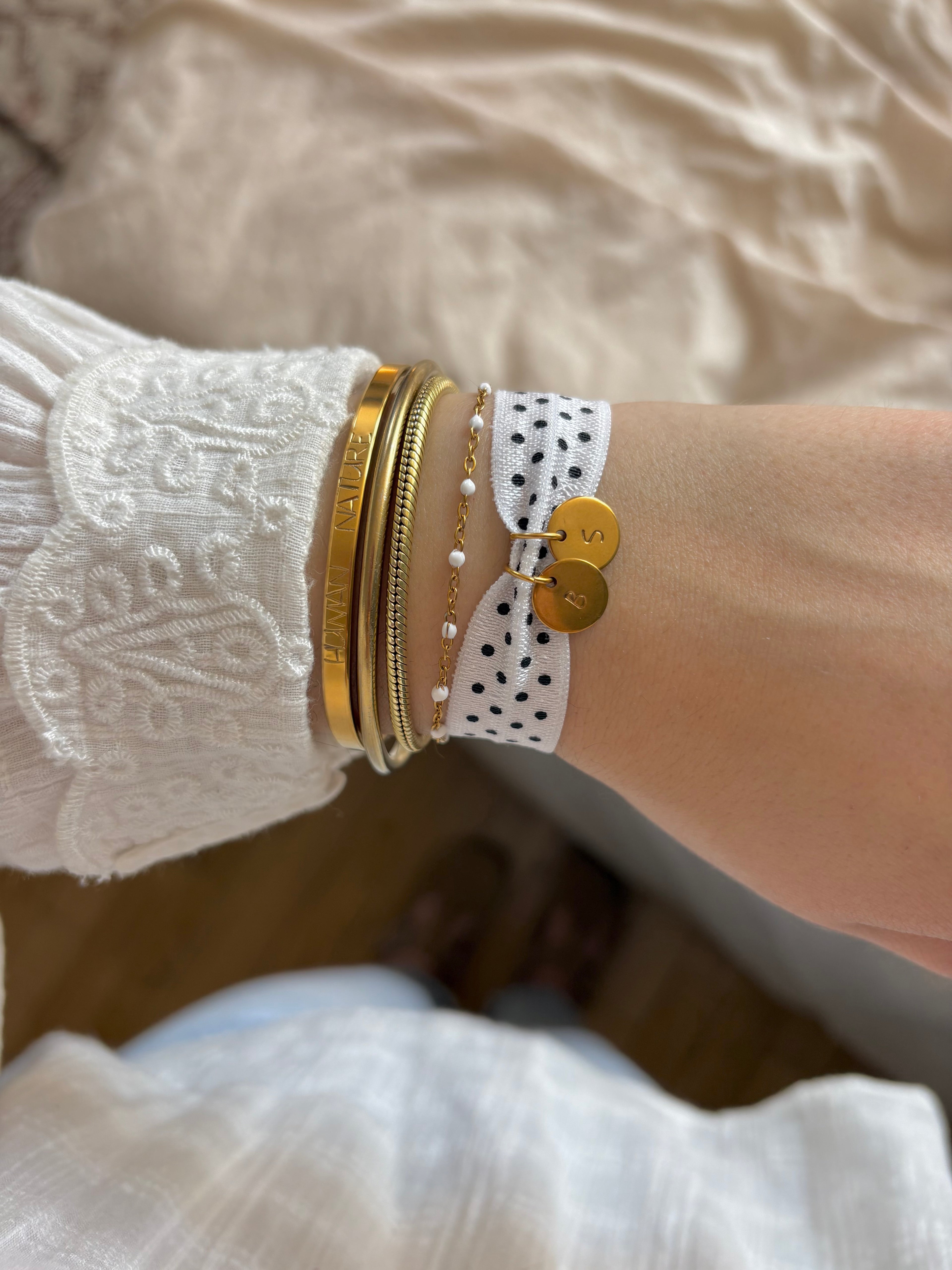 Bracelet Chacha - Double Initiales