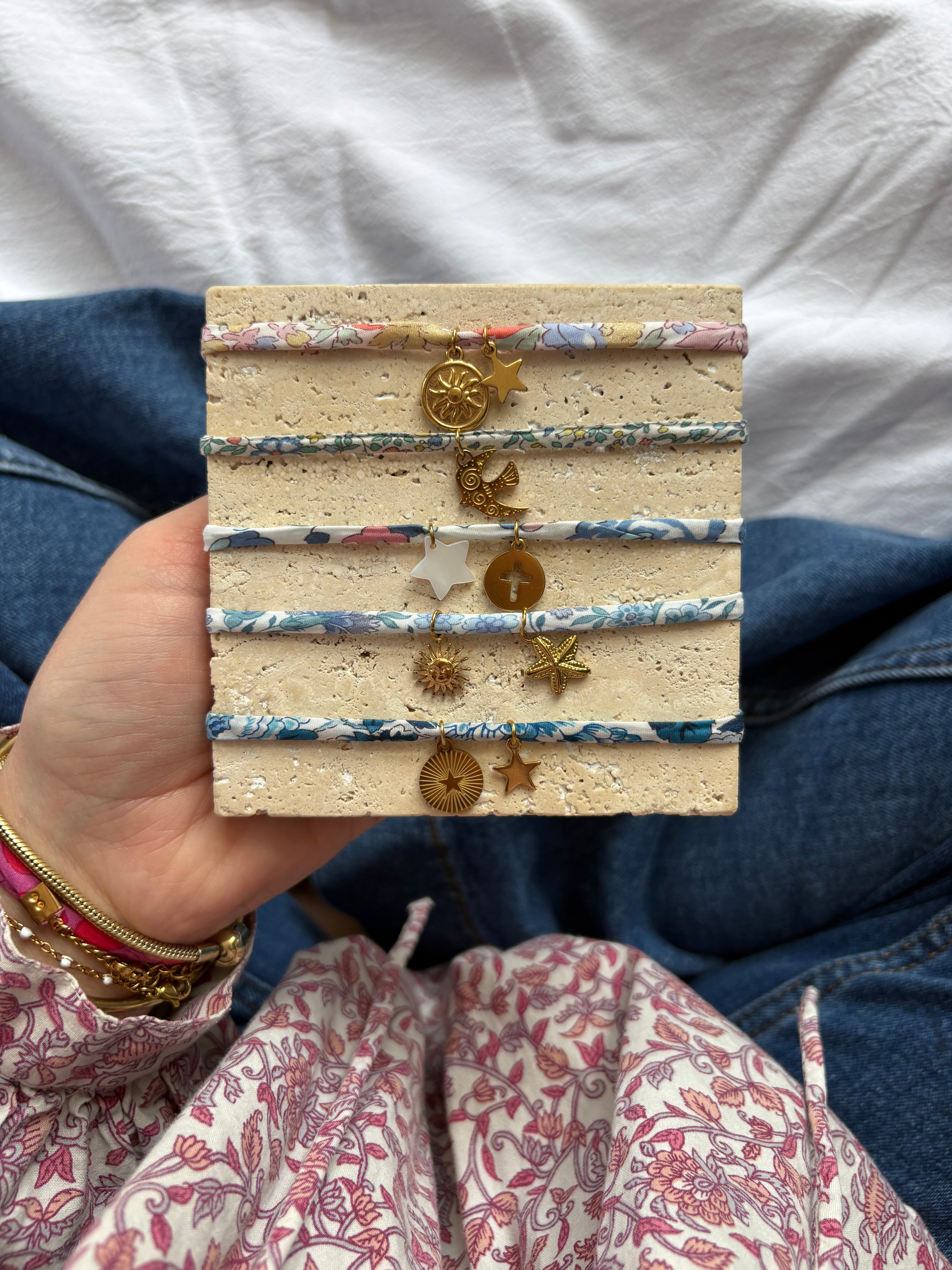 Les colliers ras de cou Liberty - Les filles d’Atelier Chacha