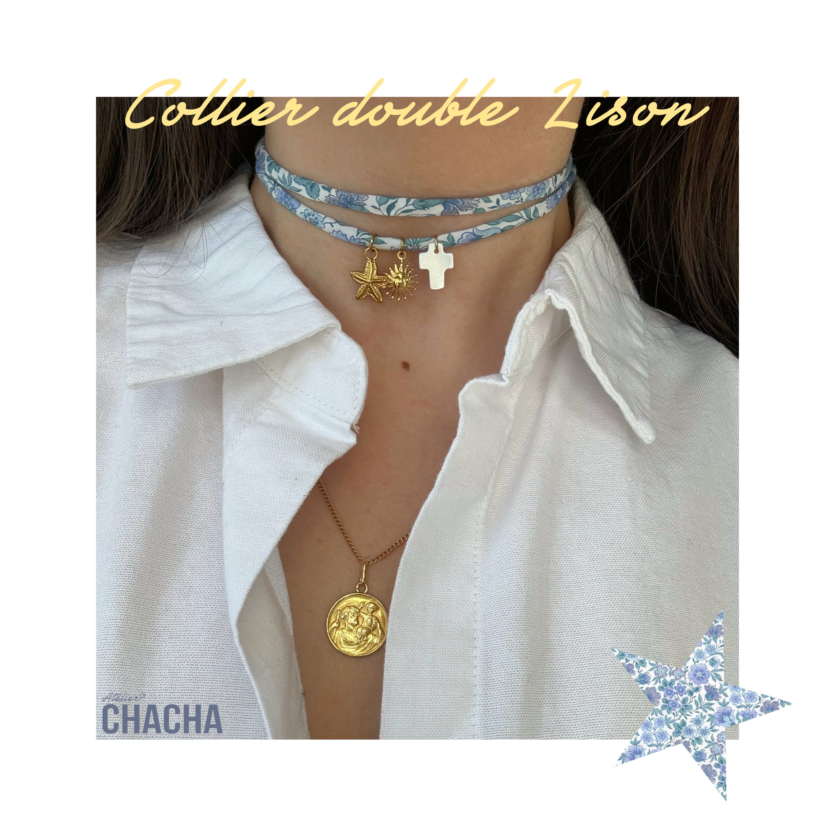 Les colliers doubles Liberty - Les filles d’Atelier Chacha