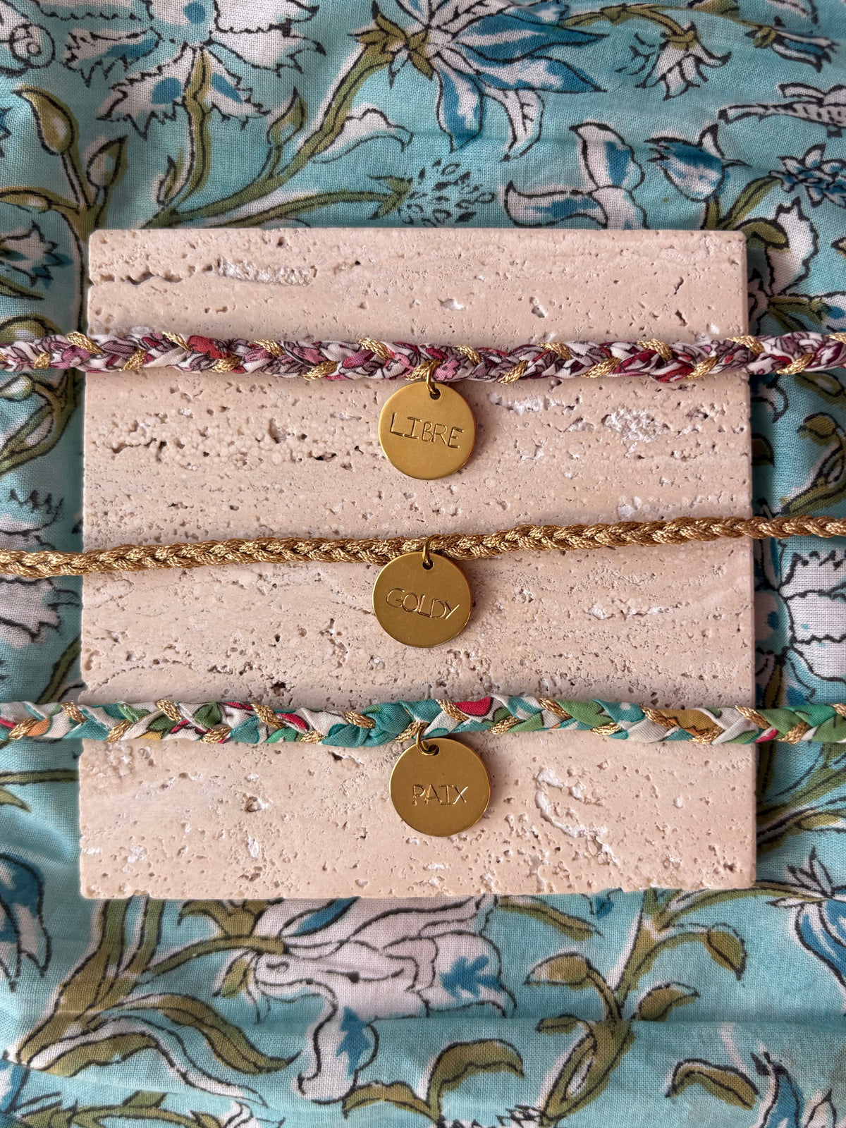Collier Liberty tressé « paix »