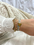 Bracelet Liberty médaille personnalisable