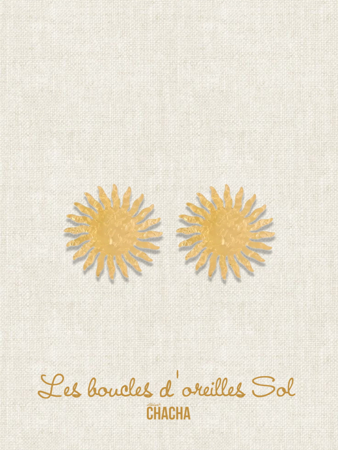 Boucles d’oreilles Sol