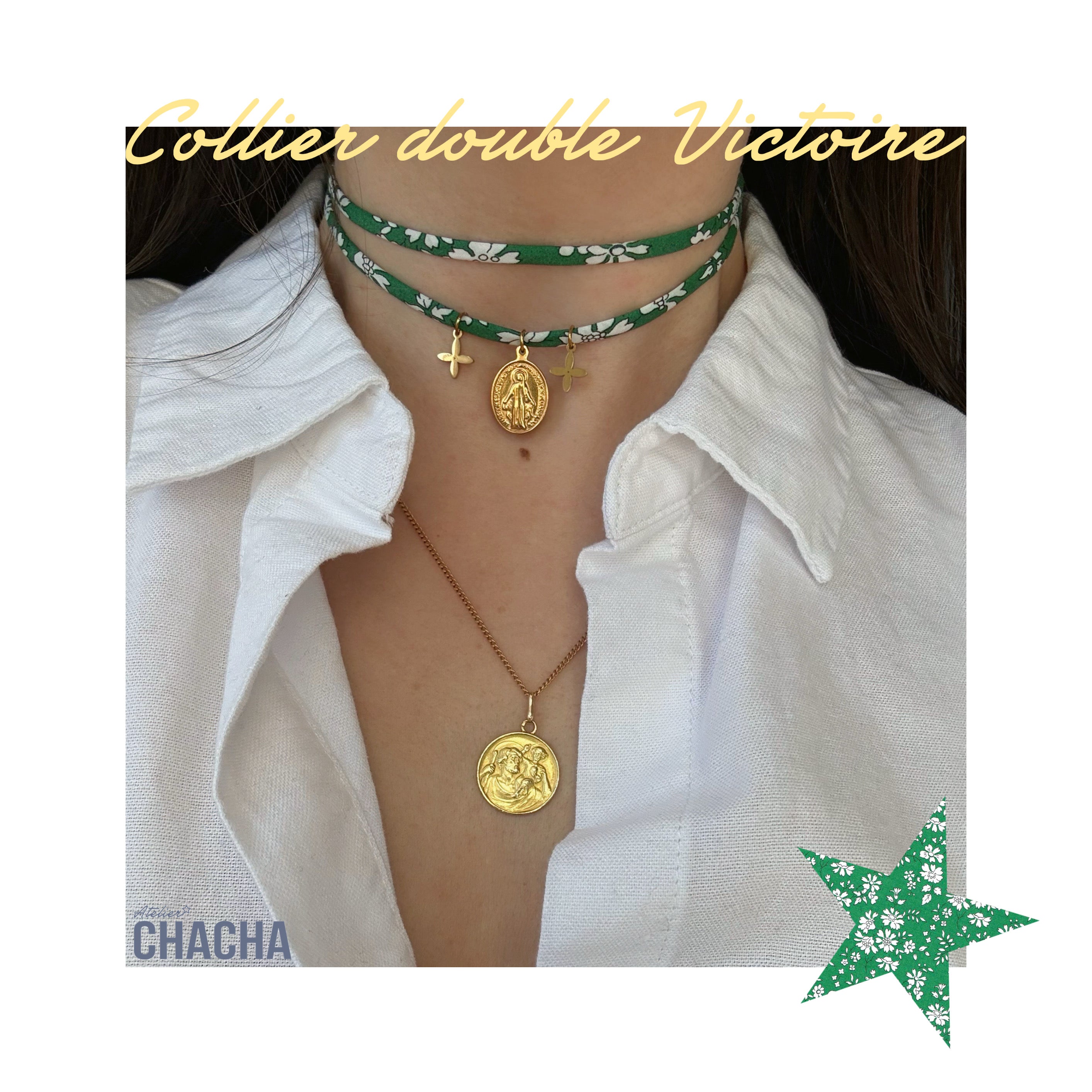 Les colliers doubles Liberty - Les filles d’Atelier Chacha