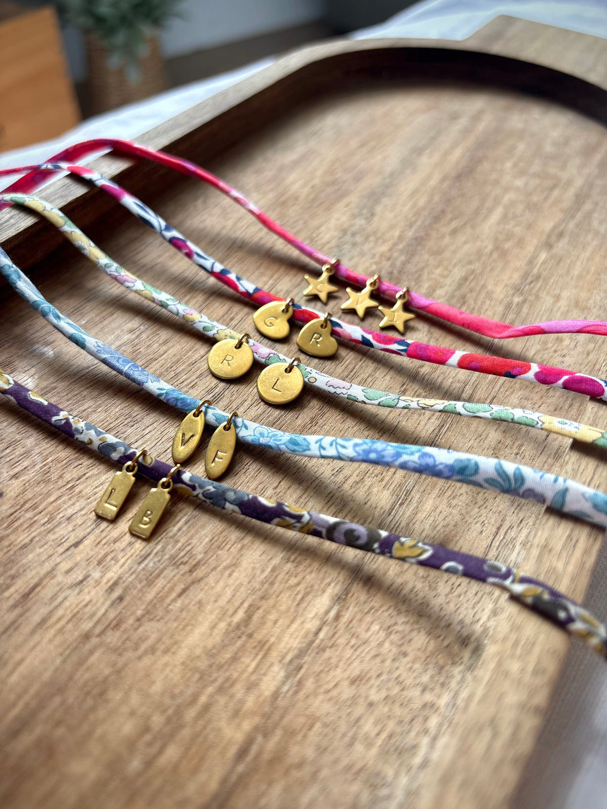 Collier Liberty - Personnalisable - Double initiales