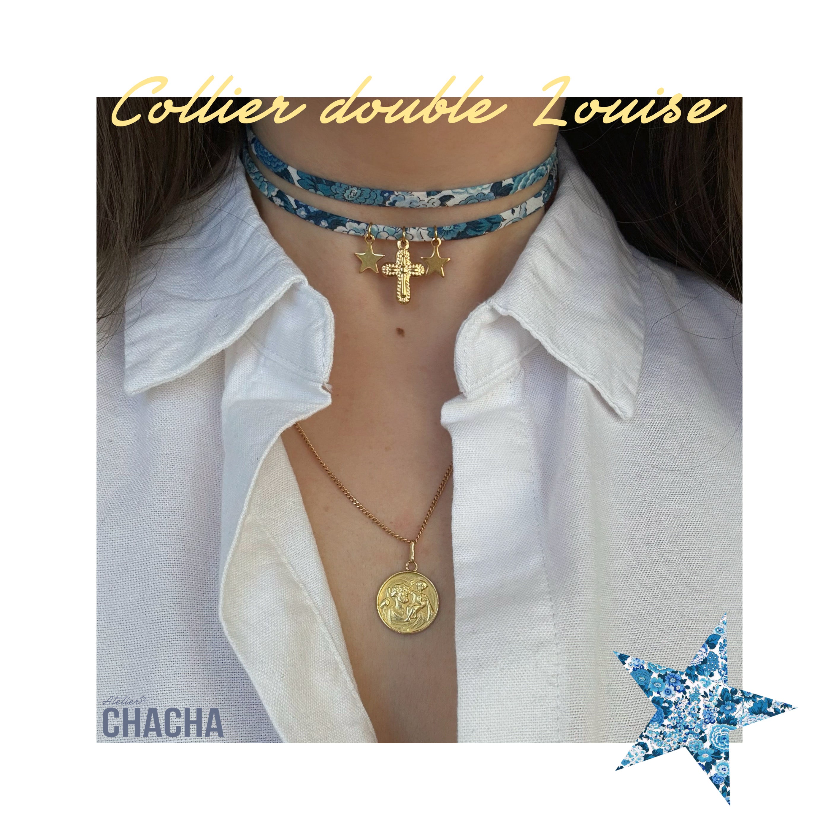 Les colliers doubles Liberty - Les filles d’Atelier Chacha