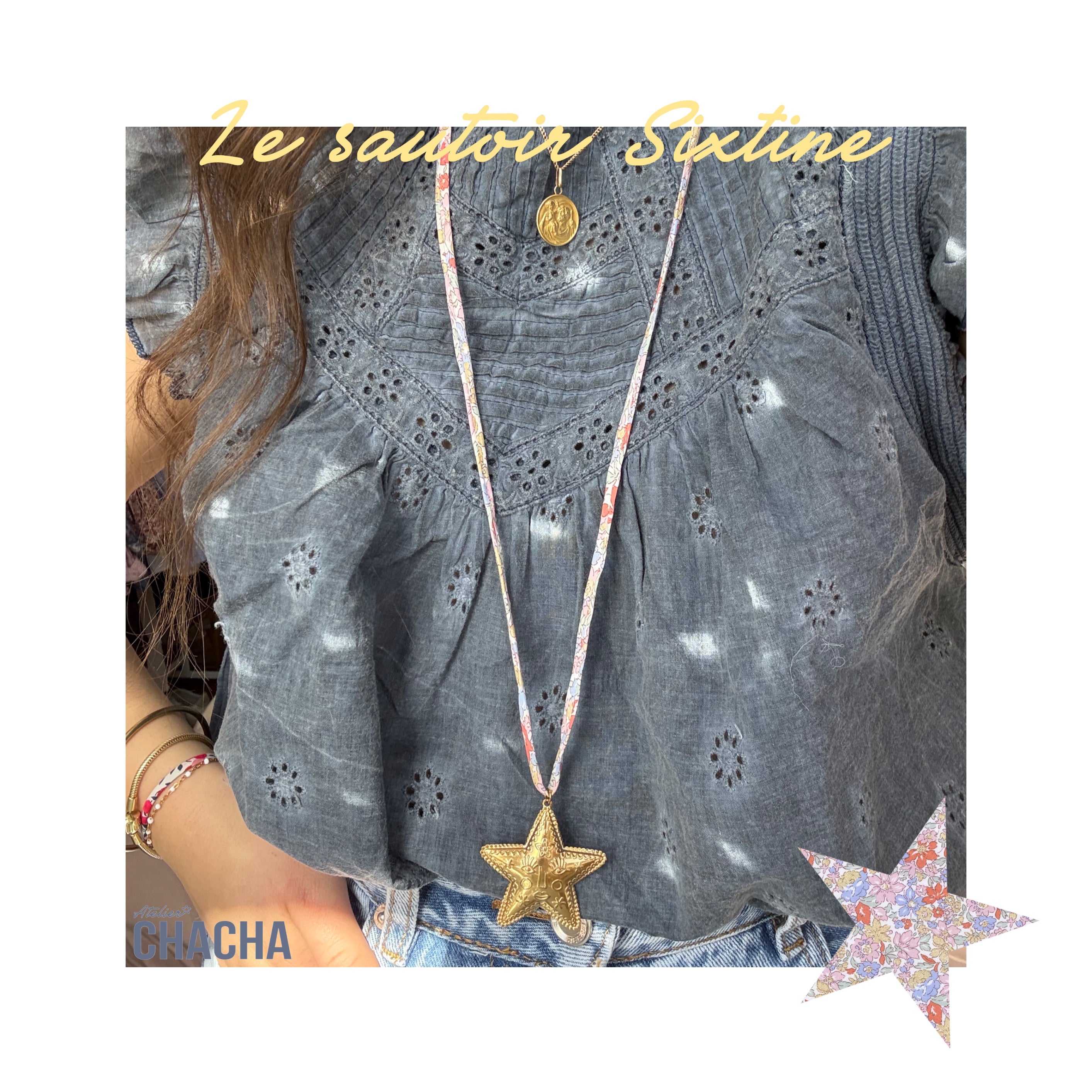 Les Sautoirs Liberty - Les filles d’Atelier Chacha