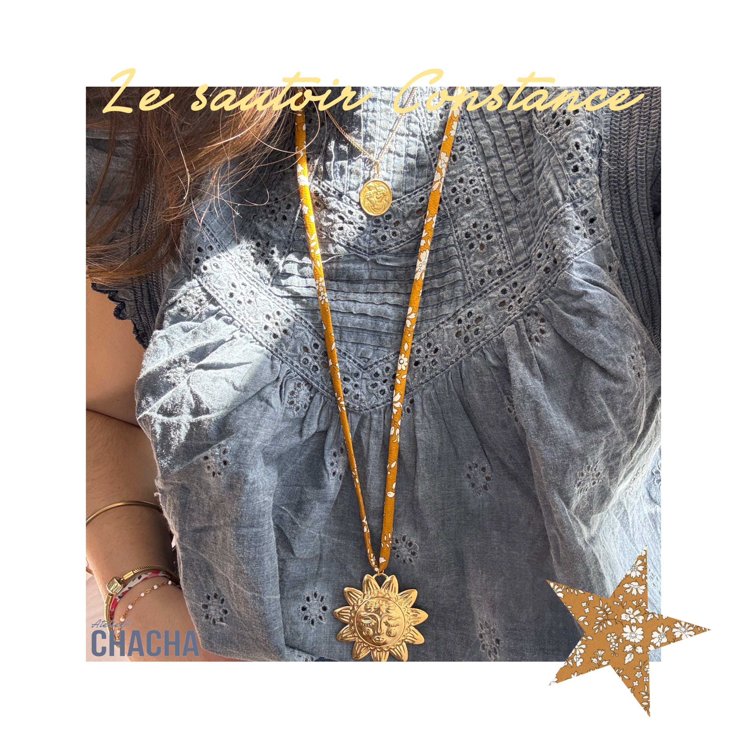 Les Sautoirs Liberty - Les filles d’Atelier Chacha