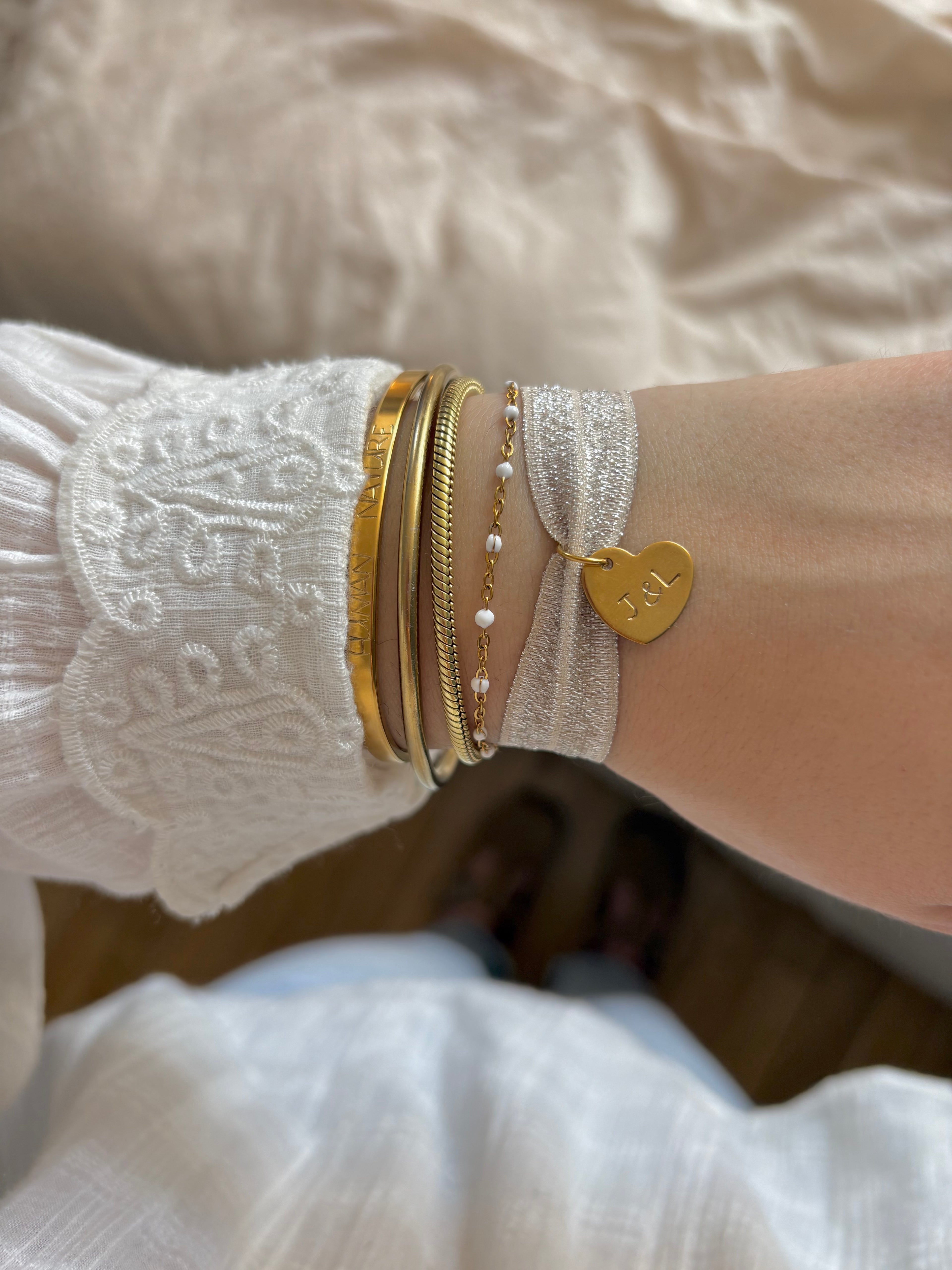 Bracelet Chacha - Médaille personnalisable