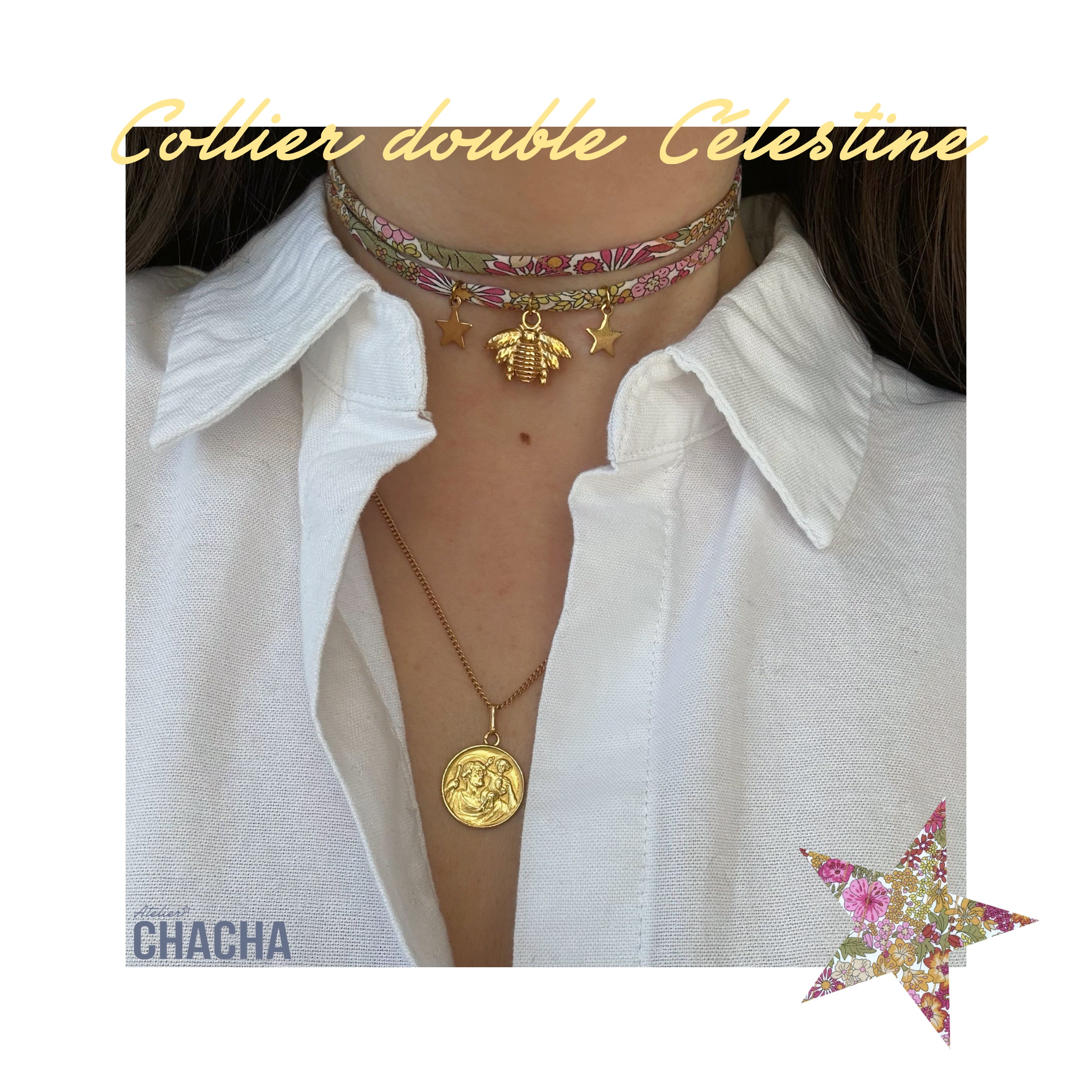 Les colliers doubles Liberty - Les filles d’Atelier Chacha