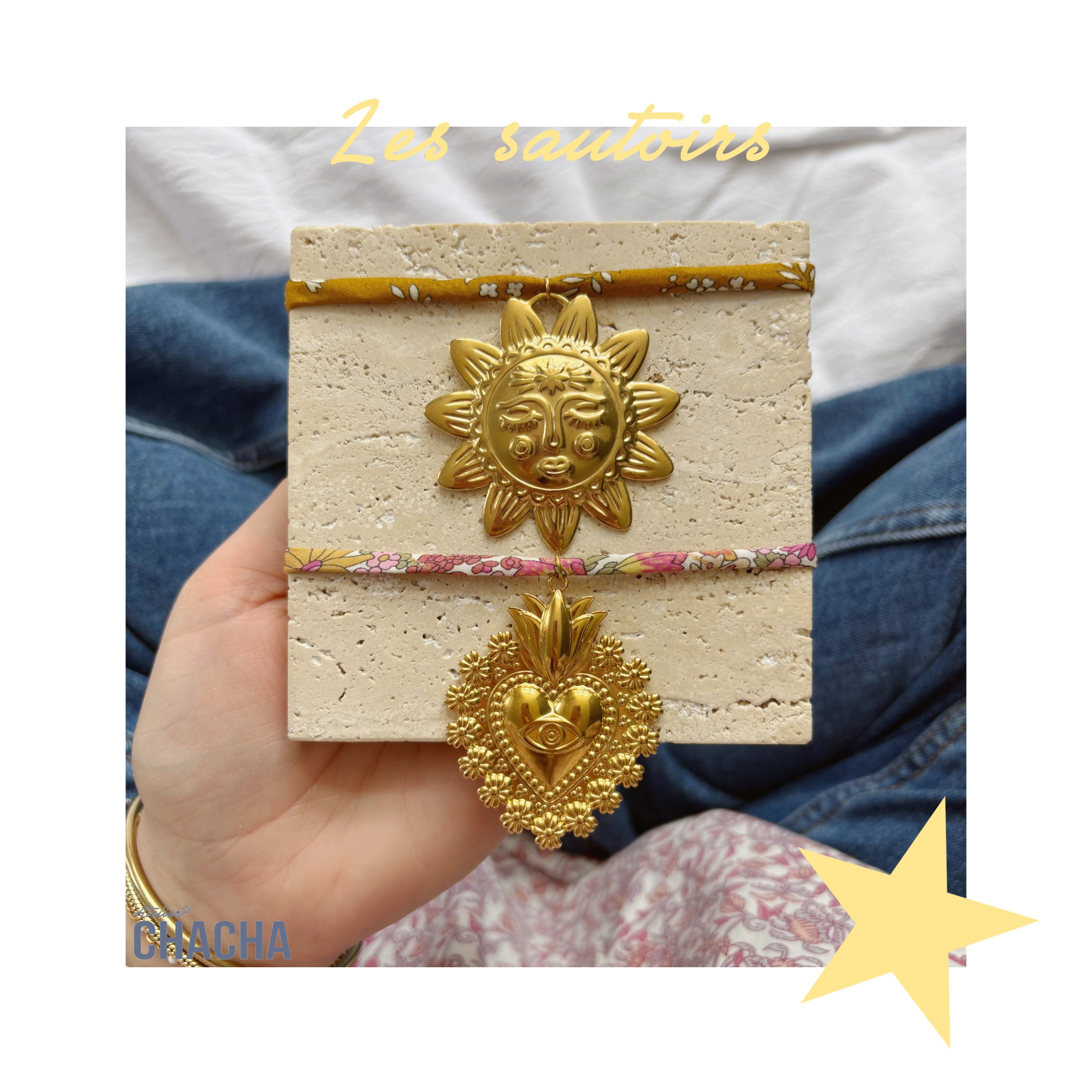 Les Sautoirs Liberty - Les filles d’Atelier Chacha