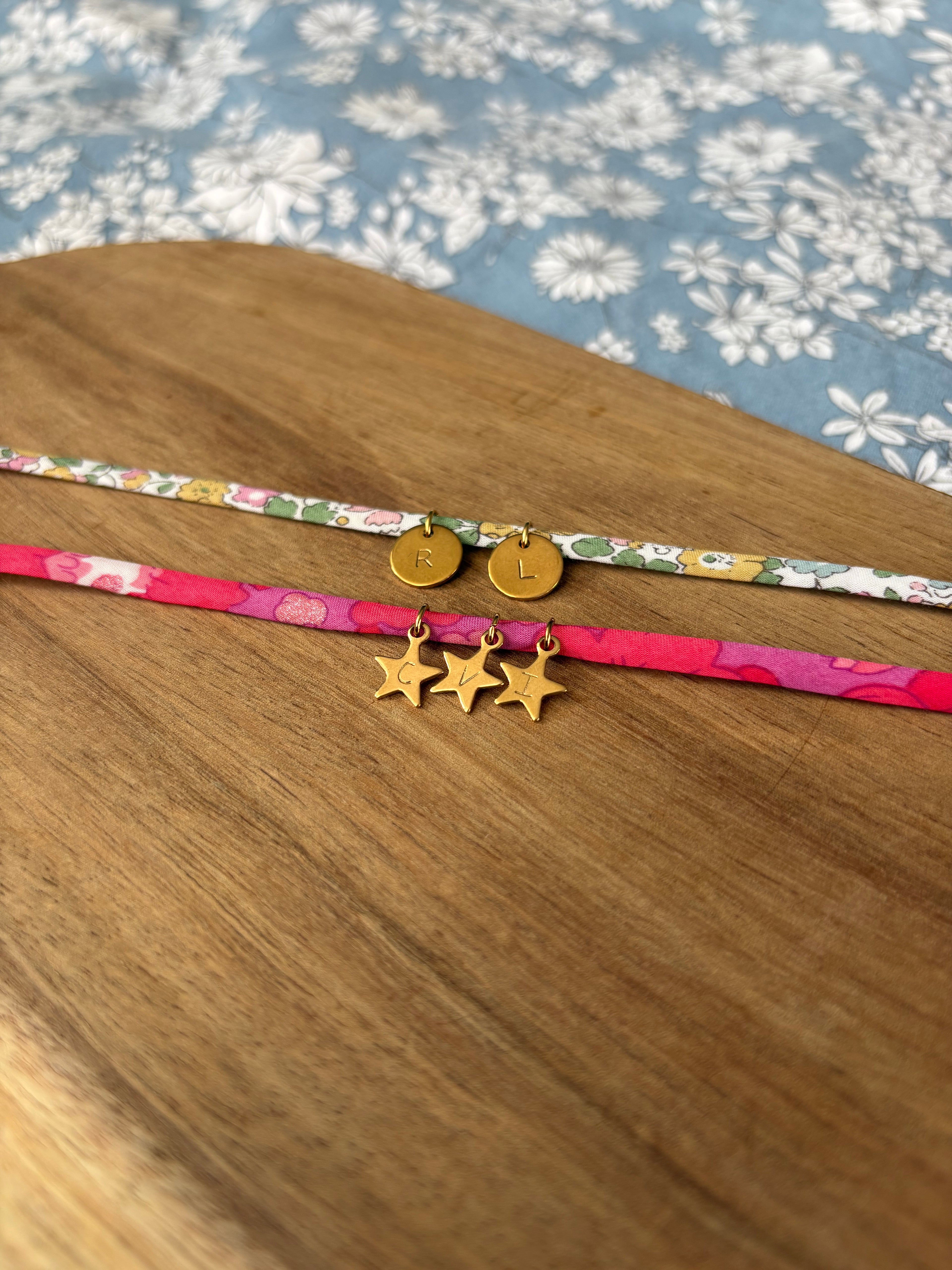 Collier Liberty - Personnalisable - Double initiales