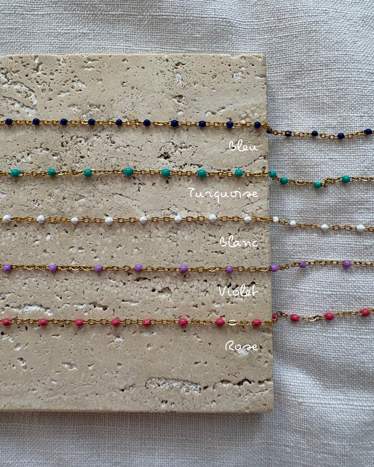 Bracelet coloré personnalisable